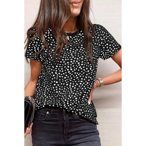 Azura Exchange Cheetah Print Short Sleeve T Shirt - XL - Main Image