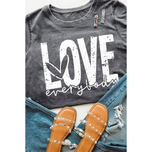 Azura Exchange LOVE everybody Graphic T-shirt - S - Main Image