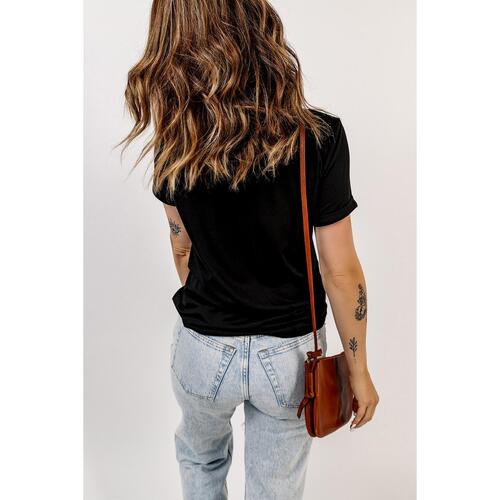 Azura Exchange Leopard Letter Print T Shirt - 2XL - Main Image