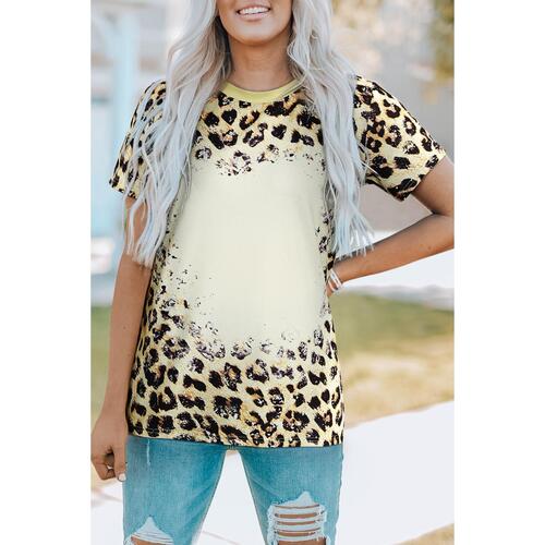 Azura Exchange Bleached Short Sleeve T Shirt - XL - Main Image