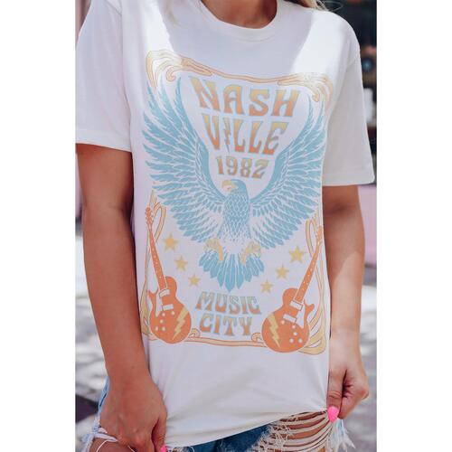 Azura Exchange Nashville 1982 Eagle Graphic Print T-Shirt - XL - Main Image