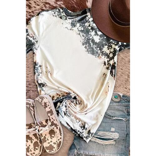 Azura Exchange Dyed Bleached T-Shirt - L - Main Image