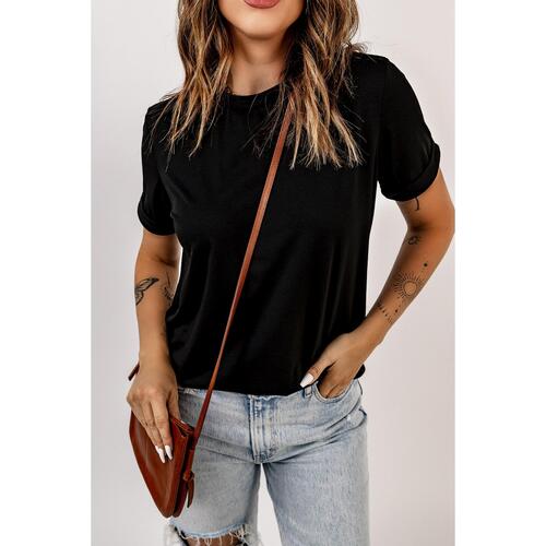 Azura Exchange Essential Crew Neck Tee - L - Main Image