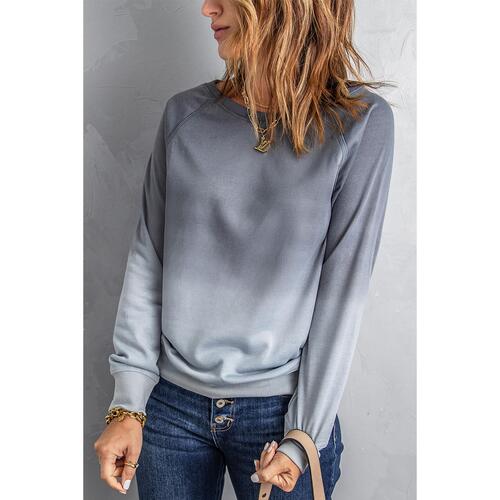 Azura Exchange Ombre Crewneck Long Sleeve Sweatshirt - L - Main Image