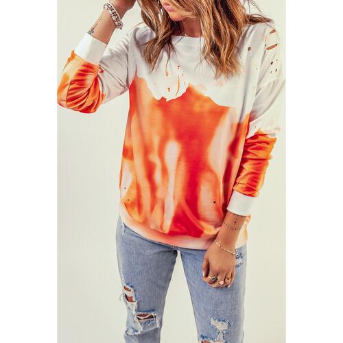 Azura Exchange Oversized Tie-dye Print Sweatshirt - M - Main Image