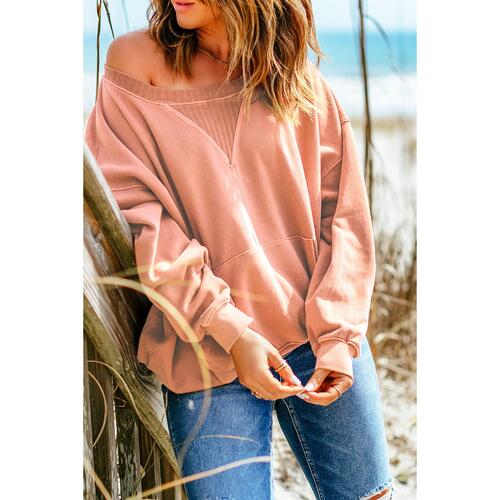 Azura Exchange Kangaroo Pocket Drop Shoulder Sweatshirt - XL - Main Image