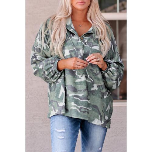 Azura Exchange Camo Print Oversize Hoodie - L - Main Image