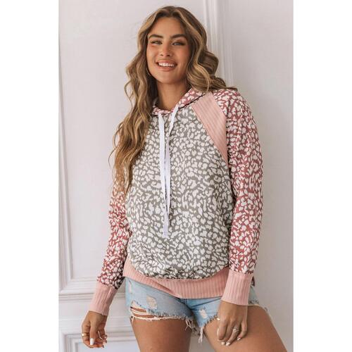 Azura Exchange Leopard Hooded Sweatshirt - 2XL - Main Image