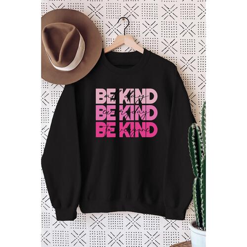 Azura Exchange BE KIND Letter Print Sweatshirt - S - Main Image