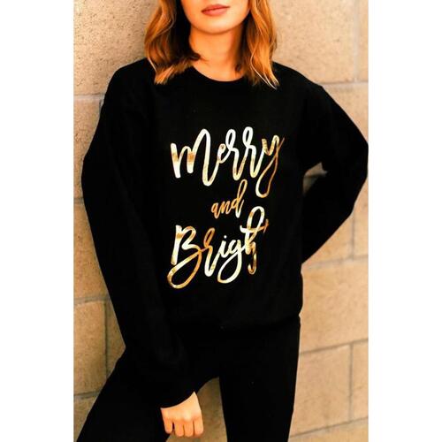 Azura Exchange Merry & Bright Print Sweatshirt - L - Main Image