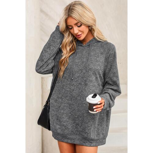 Azura Exchange Mineral Wash Kangaroo Pocket Hoodie - S - Main Image