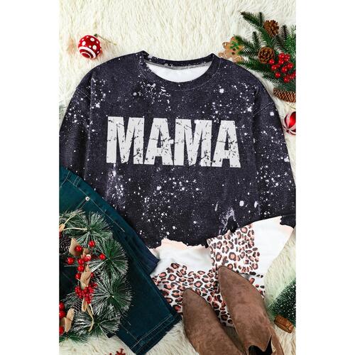 Azura Exchange Leopard Trim Pullover Sweatshirt - M - Main Image
