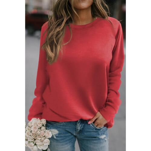 Azura Exchange Round Neck Raglan Sleeve Sweatshirt - S - Main Image
