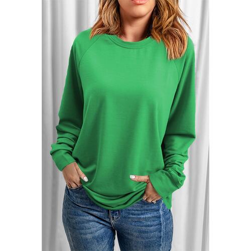 Azura Exchange Round Neck Raglan Sleeve Sweatshirt - S - Main Image