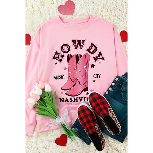 Azura Exchange NASHVILLE Vintage Western Sweatshirt - S - Main Image