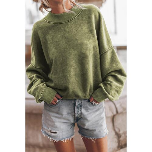 Azura Exchange Drop Shoulder Crew Neck Pullover Sweatshirt - L - Main Image