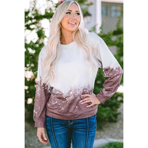Azura Exchange Gradient Tie Dye Pullover Sweatshirt - S - Main Image