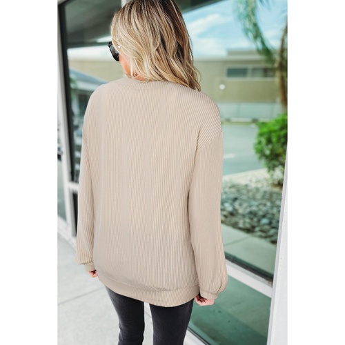 Apricot NASHVILLE MUSIC CITY Corded Graphic Sweatshirt - M - Main Image