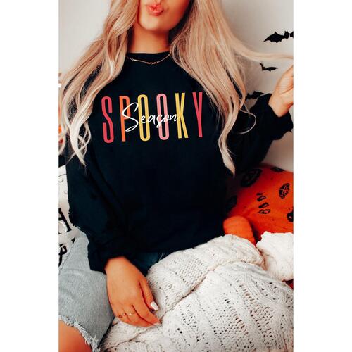 Azura Exchange Spooky Season Halloween Graphic Sweatshirt - S - Main Image