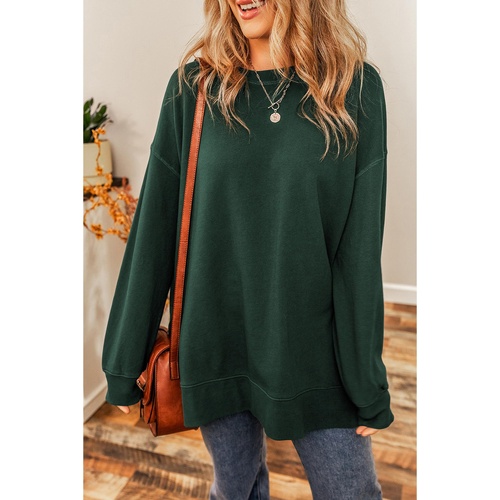 Duffel Oversized Drop Shoulder Split Hem Sweatshirt - M - Main Image