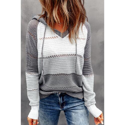 Azura Exchange Knitted Hoodie for Beach Bonfires - 3XL - Main Image