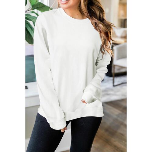 Azura Exchange Plain Crew Neck Pullover Sweatshirt - M - Main Image