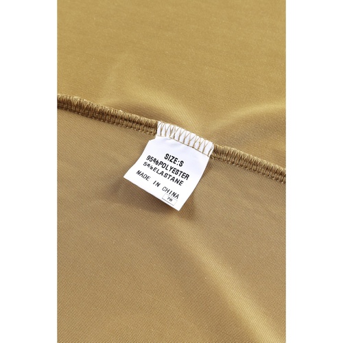 Yellow Velvet Open Front Pocketed Long Duster - M - Main Image