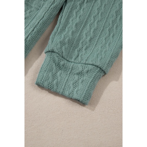 Canton Textured Knit Side Pockets Open Front Cardigan - M - Main Image