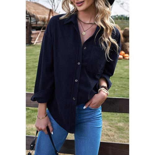 Azura Exchange Corduroy Button Pocket Shirt - 3XL - Main Image
