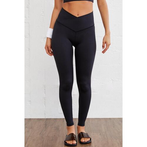 Azura Exchange Black Arched Waist Seamless Active Leggings - M - Main Image