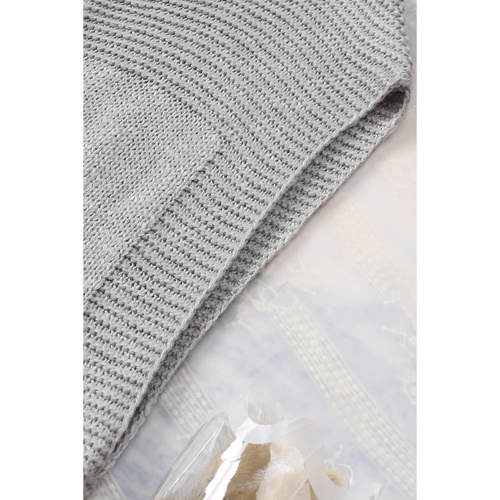 Gray Basic Vest Cardigan Sweater - M - Main Image