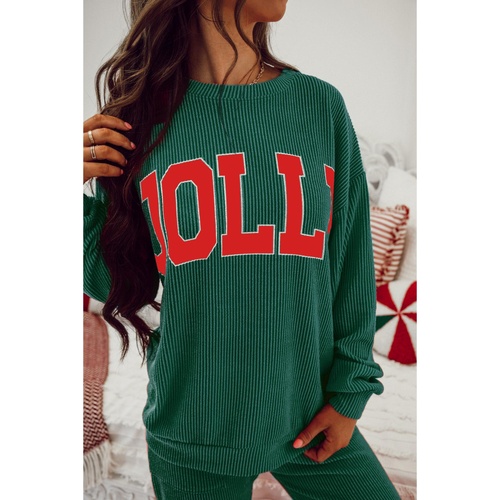 Evergreen JOLLY Corded Long Sleeve Top and Pockets Pants Set - S - Main Image