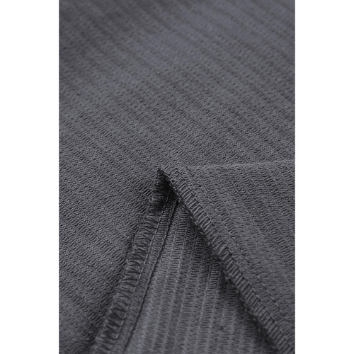 Gray Corduroy High Waist Straight Leg Pants - 10 US - Main Image