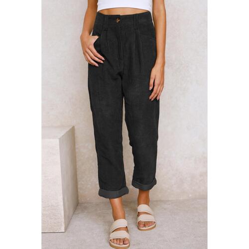 Azura Exchange High Waist Straight Leg Pants - 8 US - Main Image