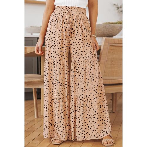 Azura Exchange Ruffle Wide Leg Palazzo Pants - M - Main Image