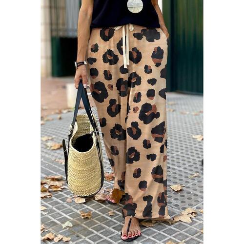 Azura Exchange Wide Leg Drawstring Pants - S - Main Image