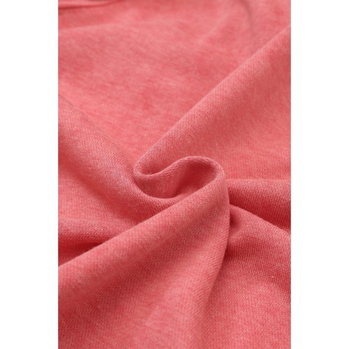 Red Vintage Washed Flap Pocket Button Shacket - S - Main Image