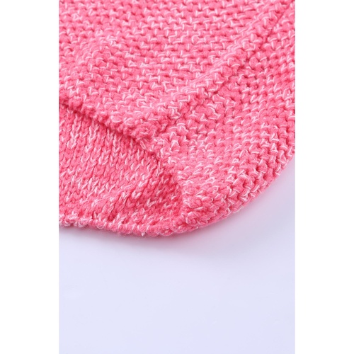 Pink Plus Size Stripe Oversized Sweater - 3X - Main Image