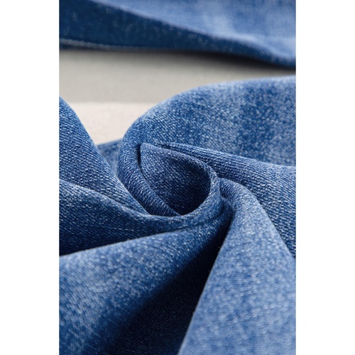 Ashleigh Blue Medium Wash Ripped Edge Flared Plus Size Jeans - 2X - Main Image