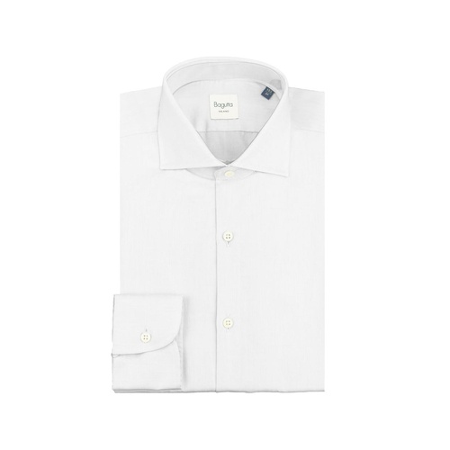 Bagutta Men's White Cotton Shirt - 40 IT - Main Image