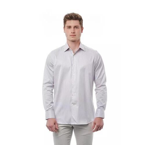 Bagutta Men's White Cotton Shirt - L - Main Image