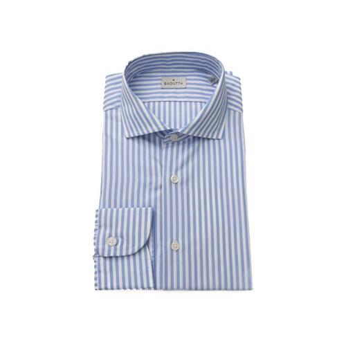 Bagutta Men's Light Blue Cotton Shirt - XL - Main Image