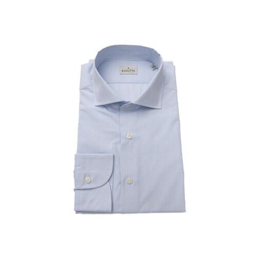 Bagutta Men's Light Blue Cotton Shirt - 2XL - Main Image