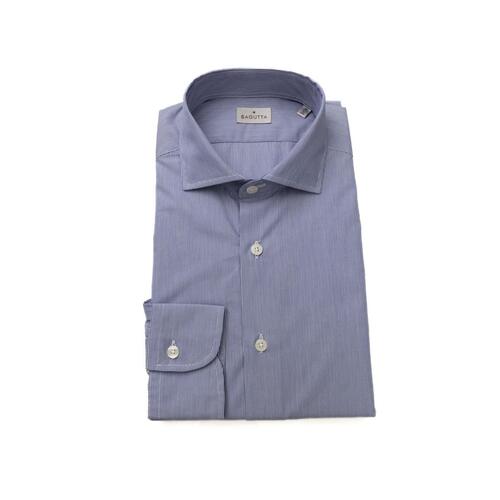 Bagutta Men's Light Blue Cotton Shirt - XL - Main Image