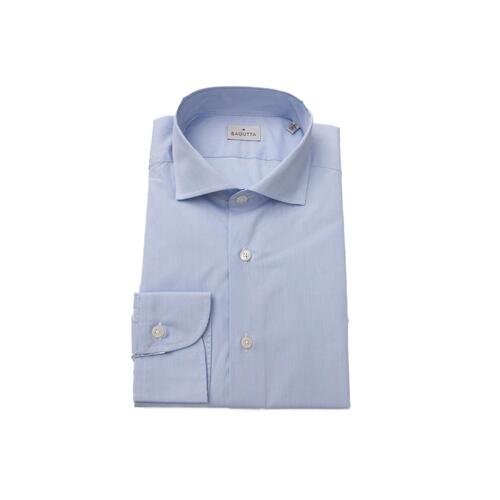 Bagutta Men's Light Blue Cotton Shirt - 2XL - Main Image