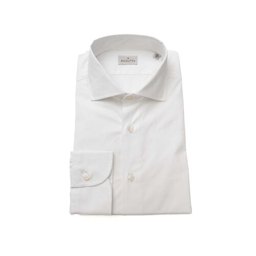 Bagutta Men's White Cotton Shirt - XL - Main Image