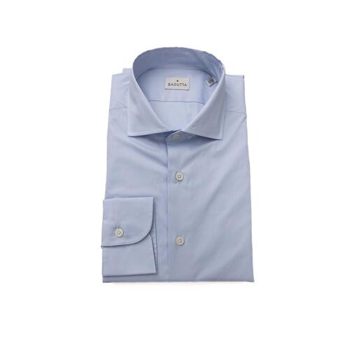 Bagutta Men's Light Blue Cotton Shirt - XL - Main Image