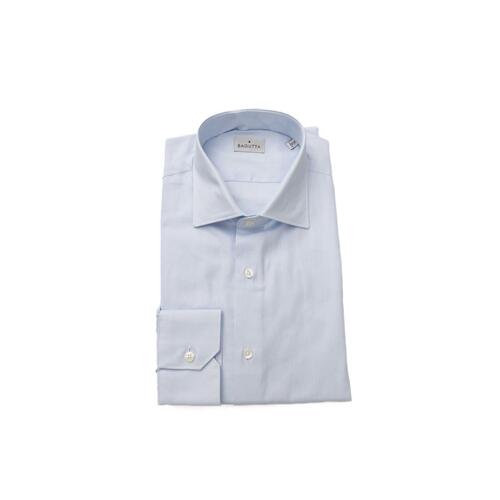 Bagutta Men's Light Blue Cotton Shirt - L - Main Image