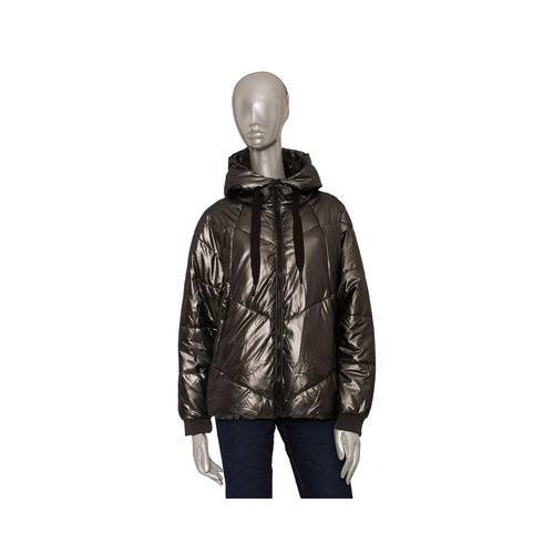 Baldinini Trend Women's Gray Polyester Jackets & Coat - XL - Main Image