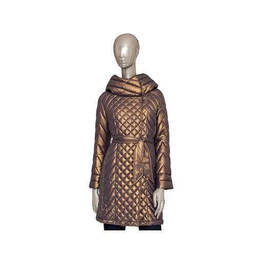 Baldinini Trend Women's Brown Polyester Jackets & Coat - 2XL - Main Image